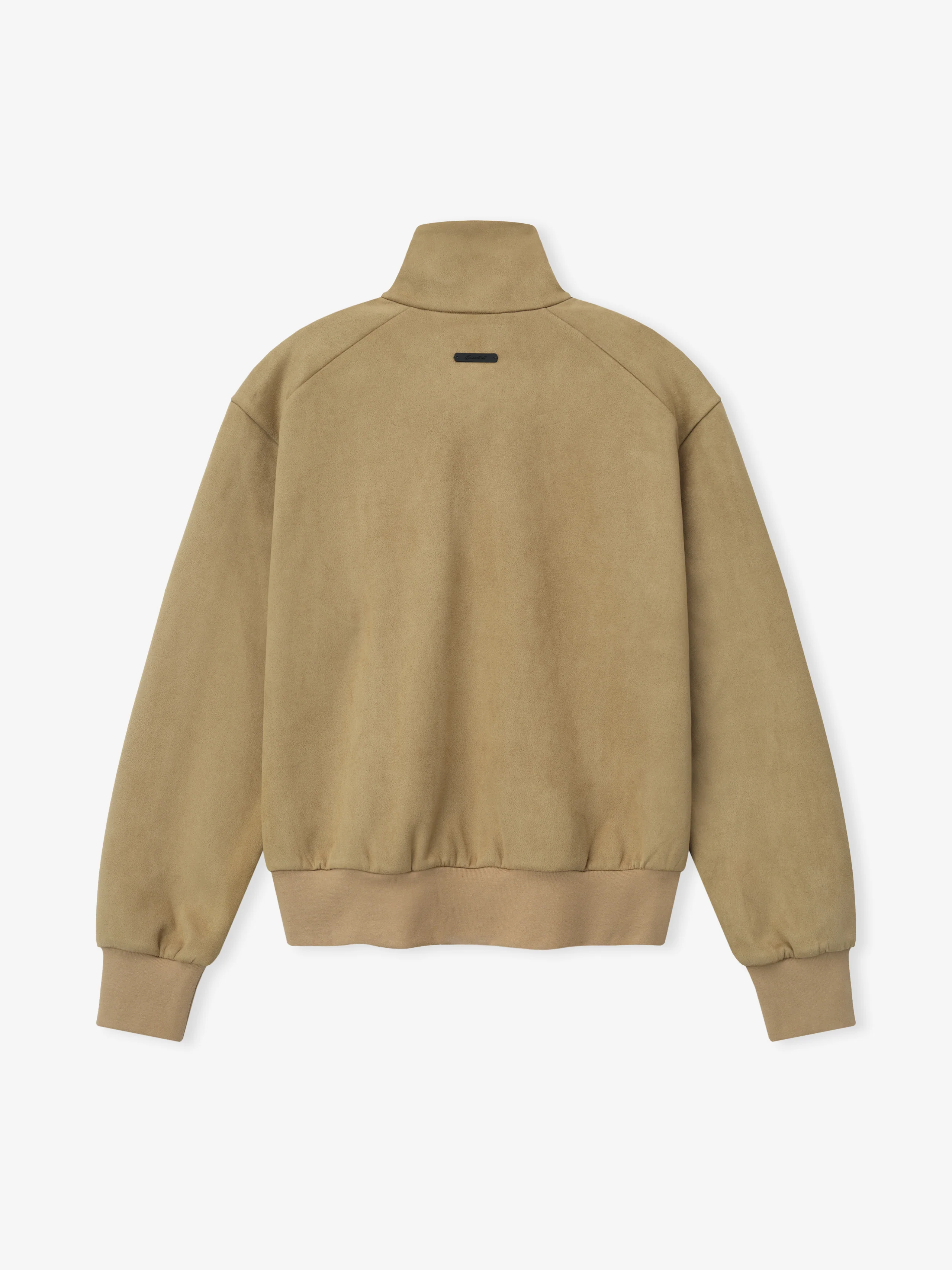 Womens Suede Fleece Signature Vintage Track Jacket - Image 3